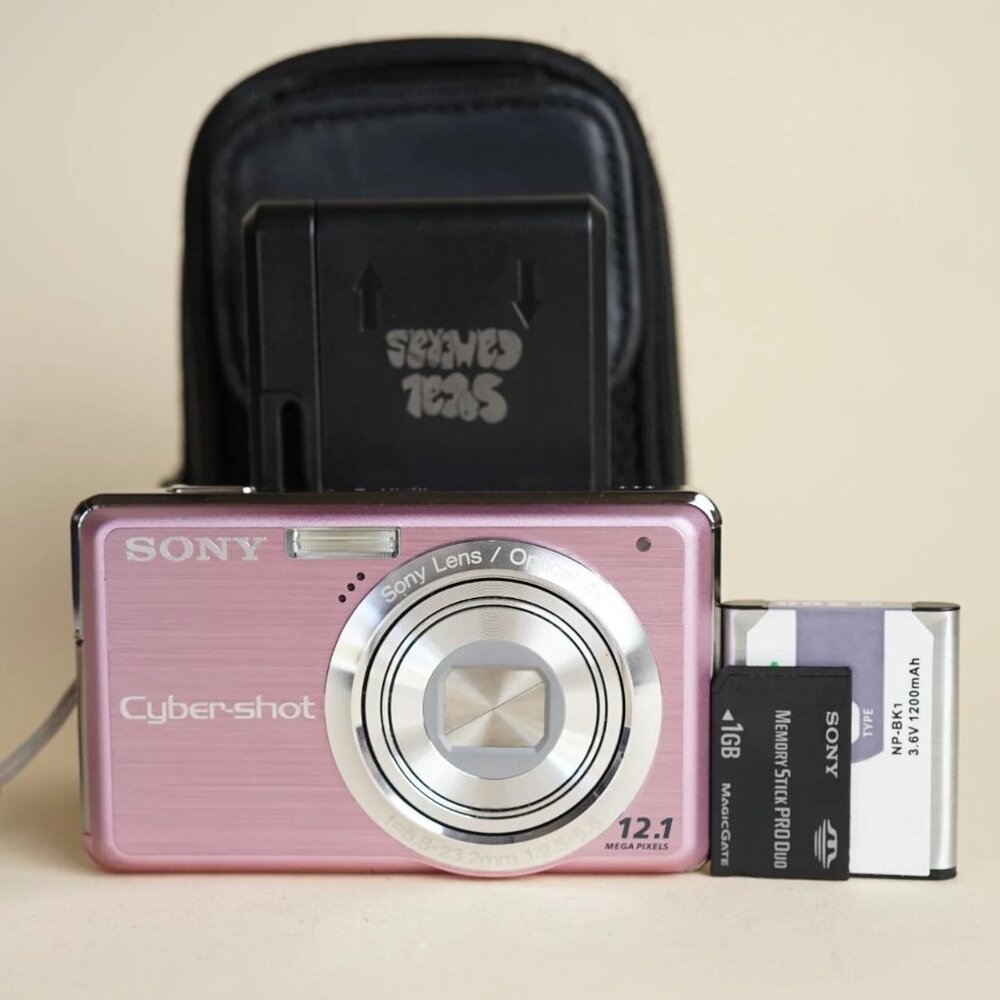 Sony Cyber-Shot DSC-S980 | 12.1MP Digital Camera | Tested & Working | Pink